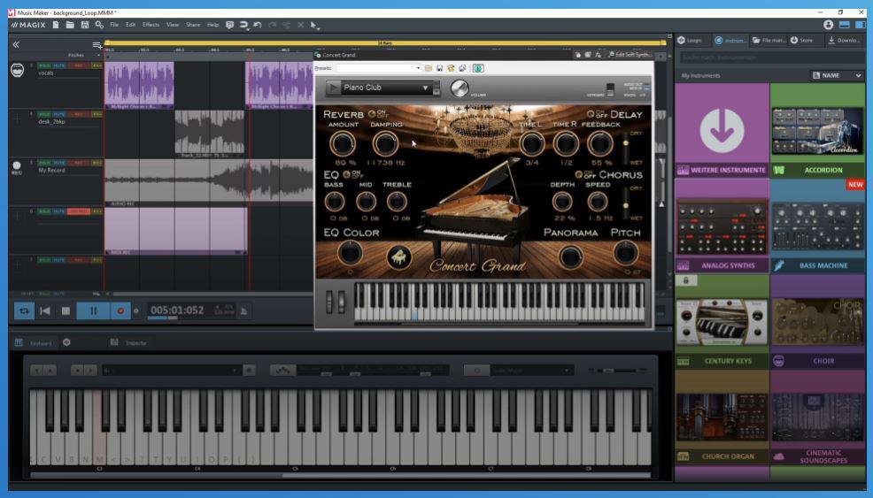 screenshot of Music Maker